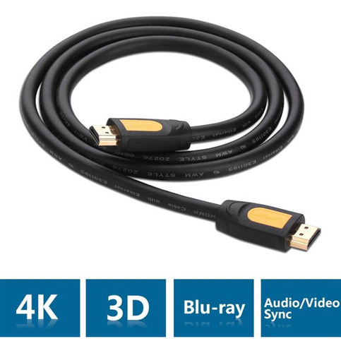 Ugreen Cable Hdmi 2.0 4/2k Fullhd 60hz 3h,dolby/dhs 10.2gbps