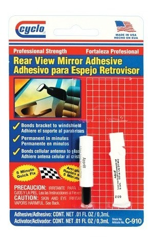 Pega Espejo Retrovisor Marca Cyclo 