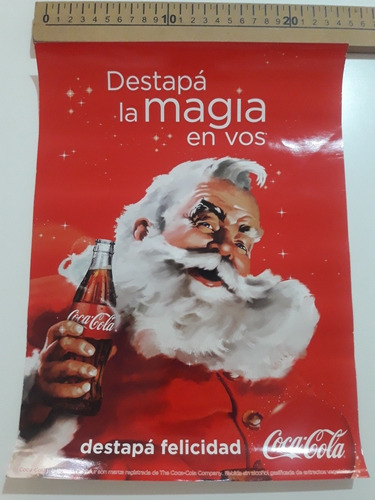Afiches Comercial Coca Cola 2007, 32×24 Cm, Precio X Unidad. (Usado)