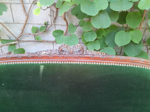Juego De Living Sillón Y Dos Sillas Verde (Usado)