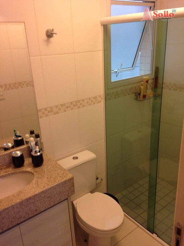 Imagem 14 de 27 de Excelente Apartamento 112 M² Com 3 Dormitórios, Pé Na Areia - Centro - Bertioga/sp - Ap0449