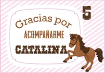 Comprar Candy Bar Mini Kit Imprimible Caballo Mod.17 Cumple Caballos