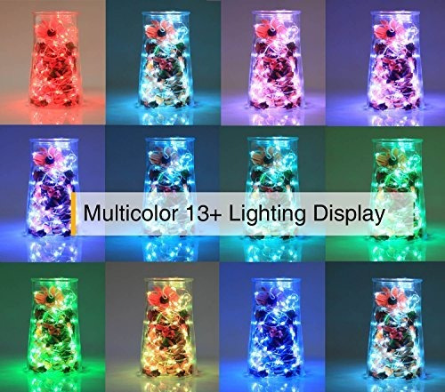 Homestarry Led Luces De Cadena, Bateria Multi Color Que Camb