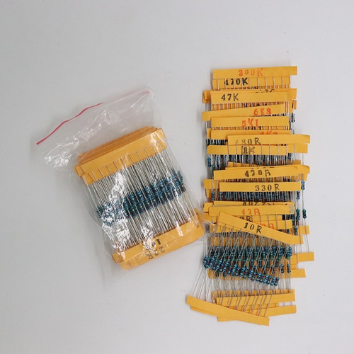 Pack Kit 300 Resistencia 1/4w 30 Valores Arduino 1/4w 10unid