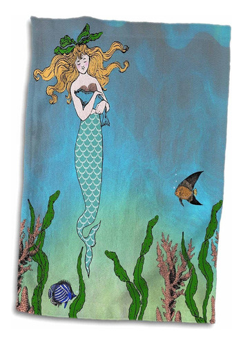 3d Rose Cute Pretty Mermaid Hugging   Sealunder  Mythic...