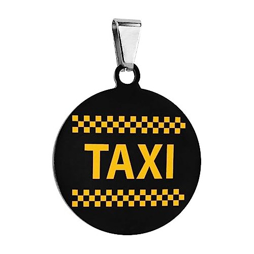 Logotipo De Taxi, Etiquetas Redondas De Identificación Con 