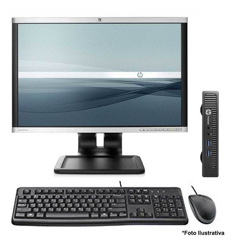 Computador Hp Mini 600 Core I5 4gb Ssd 240gb Wifi Monitor 22