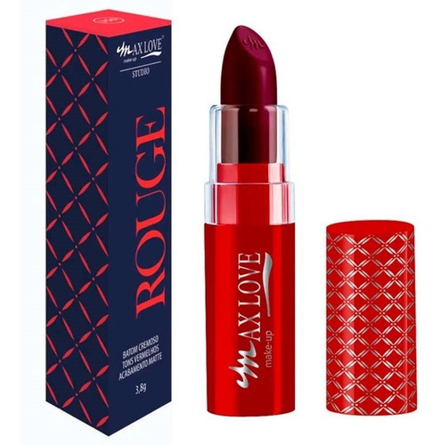 Max Love Rouge Matte 356 Roxo Batom