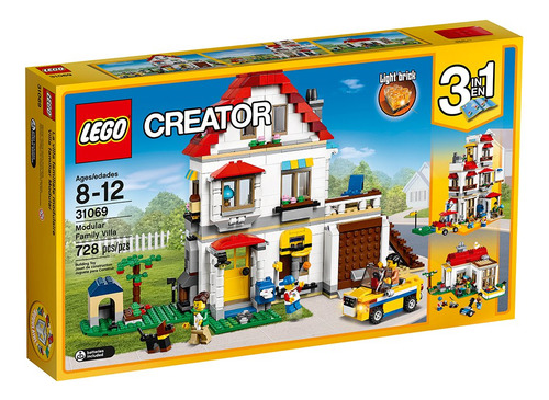 Kit De Construcción Lego Creator Modular Family Villa 31069