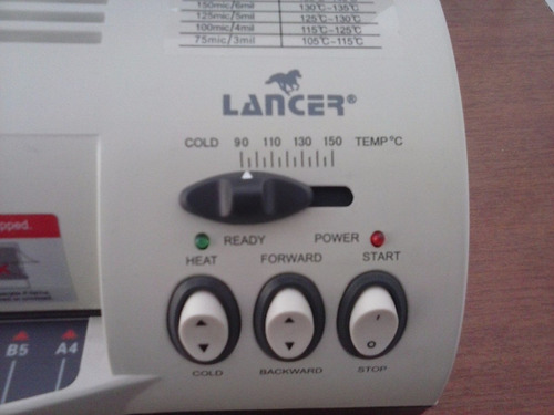 Plastificadora Emplasticadora Laminadora A4 Profesional