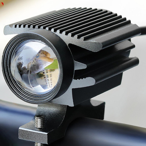 Faro De Motocicleta Ipx-8 Faro Impermeable Doble Luz Blanca