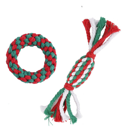 Candy Cane Rope Toy,puppy Chew Dog Toys Interactive And Cott