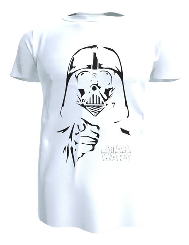 Polera Darth Vader, Hombre O Mujer, Star Wars, Poliester