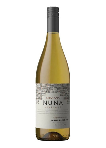 Vino Chakana Nuna White Blend (orgánico , Bio.) X 6 Uni.