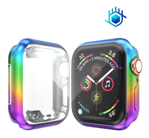 Funda Polycolor Premium Con Mica Para Apple Watch Protector