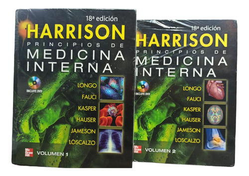 Harrisson. Medicina Interna. 2 Tomos. Ed. 18