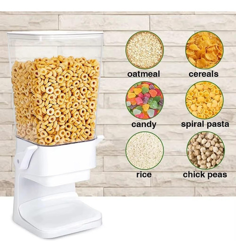 Porta Cereais Automático 5,5l De Mesa Hermético Sucrilhos
