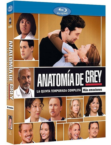 Anatomía De Grey - Grey's Anatomy Temp 5 Blu-ray Latino
