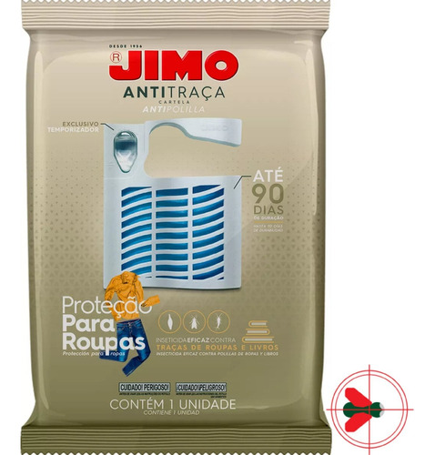 Anti Traça Cartela Jimo Contém 1 Unidade