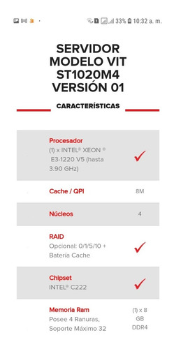 Imagen 2 de 8 de Vendo Servidor Disco Duro 2 Teras Memoria 8gb