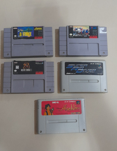 Lote De Juegos De Super Nintendo 