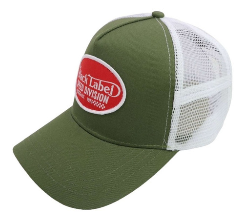 Imagen 2 de 5 de Gorra Black Label Biker Speed Division Trucker Retro