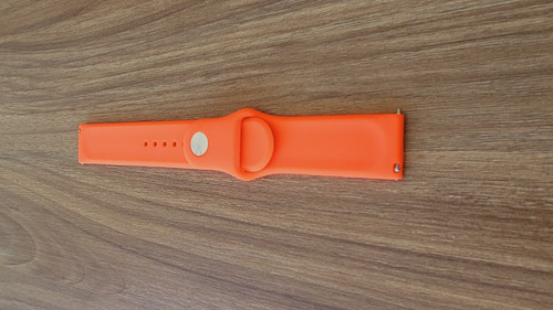 Correa 22mm Deportiva Lisa Ligera Para Suunto 9 Peak Naranja 2.2 Cm
