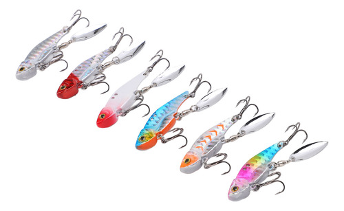 Cebo Artificial Duro De 5 Cm, 6 Unidades, Señuelo De Pesca C