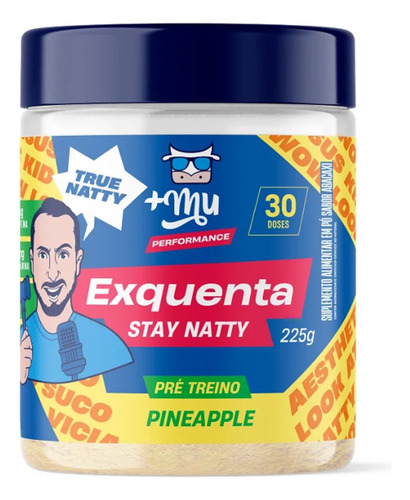 Pre Treino Mais Mu Muke Exquenta Pineapple Pote 225g