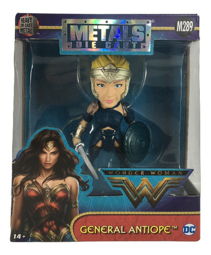 Jada Metalfigs Dc Wonder Woman General Antiope
