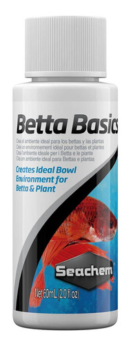 Seachem Condicionador Betta Basics 60ml P/betta Beta Peixes