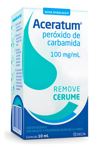Kit 2 Aceratum 10ml Removedor De Cera De Ouvido