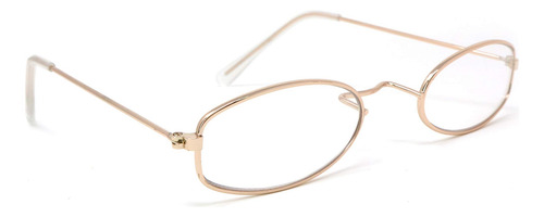 Gafas De Disfraz Skeleteen Old Man, Ovaladas, Doradas, Abuel