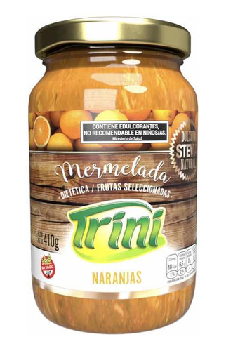 Mermelada De Naranjas Trini C/stevia Sin Tacc X 410 Grs.