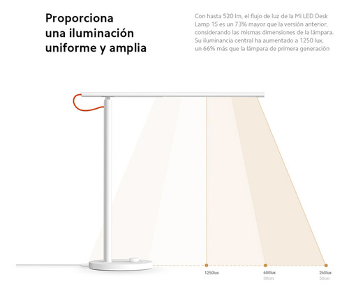 Xiaomi Mi Led Desk Lámpara Escritorio Smart Lectura Blanco