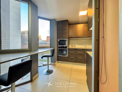 Departamento Amoblado En Arriendo 4 Dorm En El Las Condes.