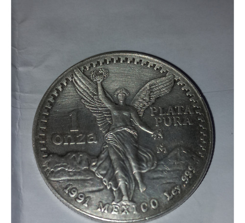 2 Oz Plata Pura Ley .999 1991 Y 2022 (Usado)