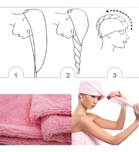 P Gorro Secado Pelo Para Mujer, Maquillaje, Coleta, Para
