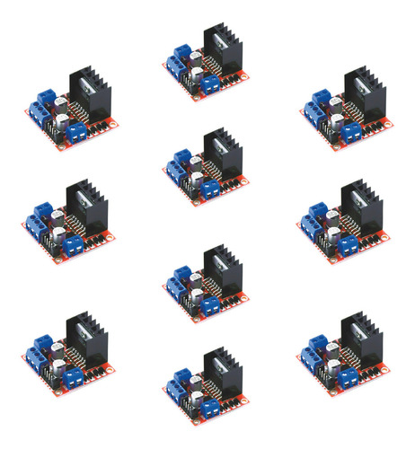 10pz Puente H L298n Motor Driver Arduino Pic Raspberry