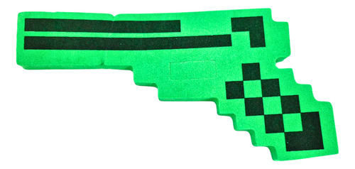 Revolver De Goma Eva Gruesa - Compatible Con Minecraft Color Rojo