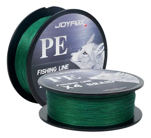 Linha De Pesca Multifilamento 4x Joyfox Verde 500m 0.261mm 30lb Resistência