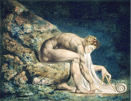 Poster William Blake 50cmx65cm Obra Newton - Plastificado