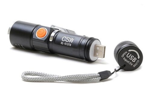Imagem 2 de 5 de Lanterna Tática Usb