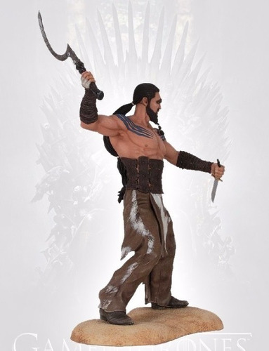 Imagen 4 de 5 de Game Of Thrones Khal Drogo Dark Horse Figura De Acción 22cm
