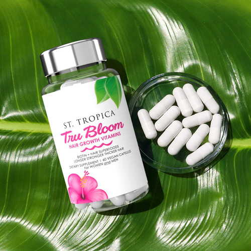 Vitaminas Para El Crecimiento Del Cabello St. Tropica Tru Bl