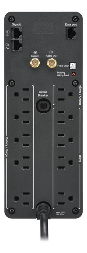 Ups Regulador Pro Apc Br1350m2-lm Interactivo 1350va 810 Wa