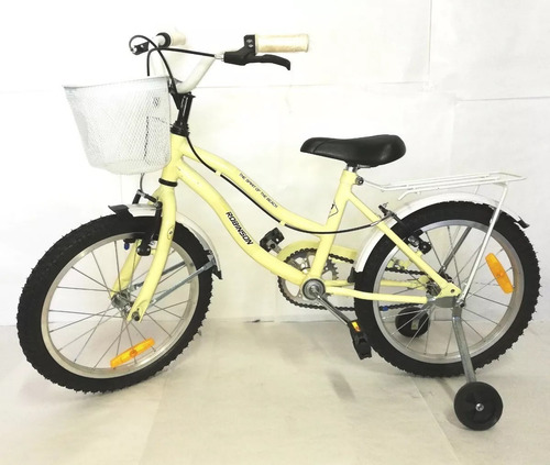 Imagen 4 de 6 de Bicicleta Robinson 0298 Rod 16 Playera Full Nena Cuota Beiro Hogar