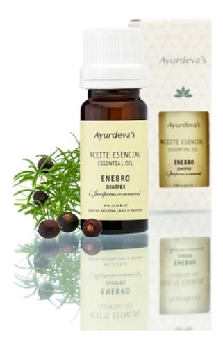 Aceite Esencial De Enebro Ayurdeva's 100% Puro Y Natural