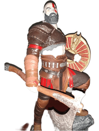 Estatua Kratos God Of War  370 Mm - 37cm  Impreso En 3d 