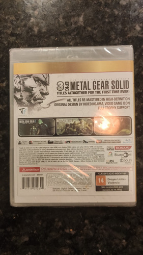 Metal Gear Solid Hd Collection Ps3 Novo Lacrado